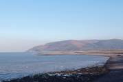 This is the rugged coastline at Porlock  where Exmoor meets the sea.