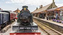 Spend a day exploring the North Somerset coast on the historic  Steam train from Minehead.  Stop off somewhere for an ice-cream and a paddle!