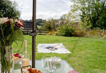 Or lay out a blanket and enjoy the peace and quiet...