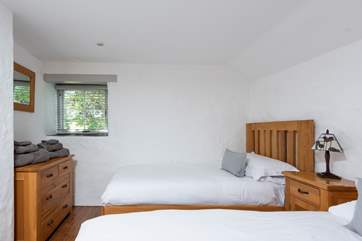 The twin bedroom.