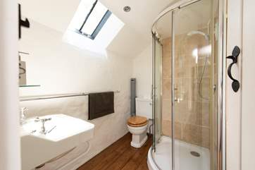 The shower-room on the first floor.