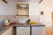 The kitchen is well equipped with all you need on  your holiday.