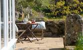 A lovely spot to sit out and enjoy meals in the best of the Cornish sunshine at this wonderful rural retreat. - Thumbnail Image