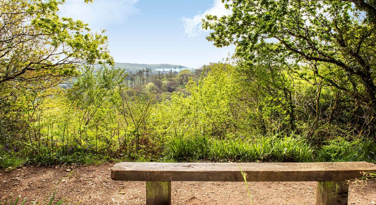 A lovely spot to sit and enjoy the view.