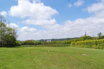 Here is another view of the paddocks, a fantastic area for exercising your dog.