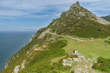 The north coast has wonderful spots to sit or to walk along the coast path for miles and miles no matter the season.