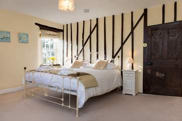The dual-aspect end bedroom is simply gorgeous.