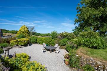 A lovely place to sit out and enjoy the setting