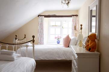 One of the twin bedrooms