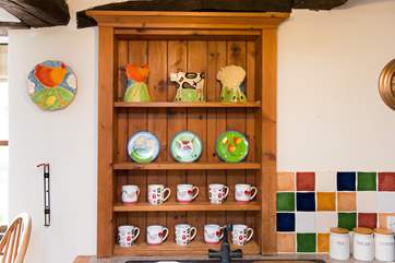 There are lovely details throughout the cottage.