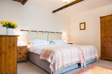 The twin bedroom on the ground floor.