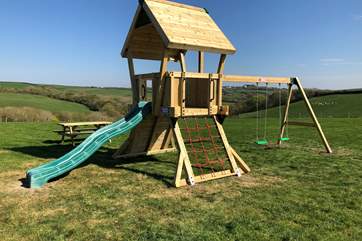 Family fun can be found outside too with space for everyone at Woodlands Manor Farm.