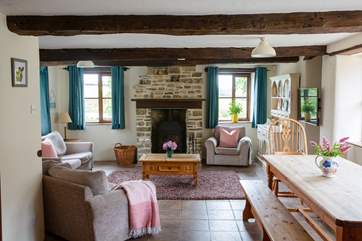 The sitting-area is very cosy.