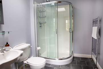 The shower room.