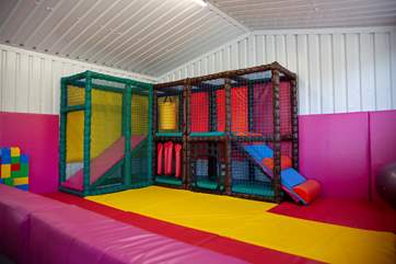 There is a fun soft play area, sorry grown ups this is just for the little ones!