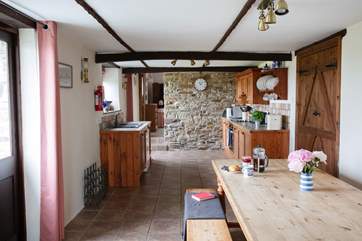 Rose has the feeling of a French farmhouse.