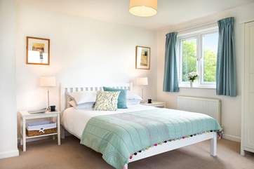 Bedroom 1 is wonderfully light and airy.