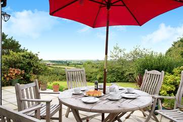 Enjoy meals on the terrace whilst taking in the wonderful views.