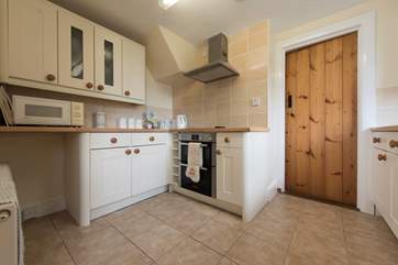 The modern kitchen.