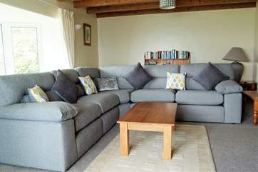 The comfortable sitting-room.