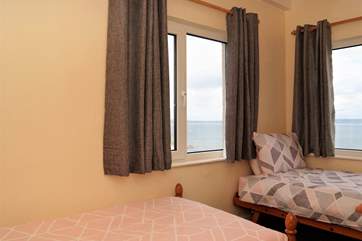 The twin bedroom.