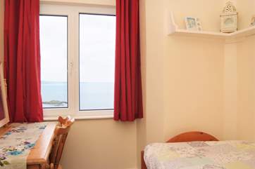 The single bedroom.