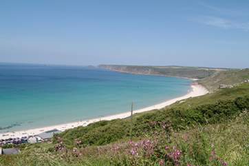 Sennen Cove is just six miles away.