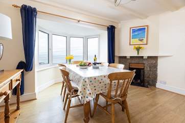 Gather everyone around the dining table to chat about the adventures of the day.