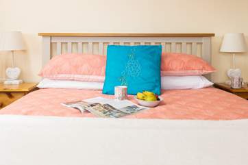 Breakfast in bed? Why not, you are on holiday!