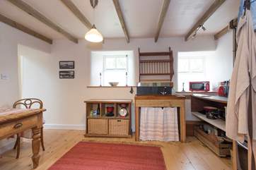 The kitchen.