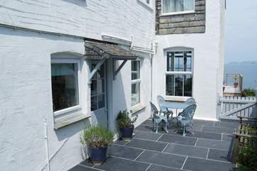 The patio-area.