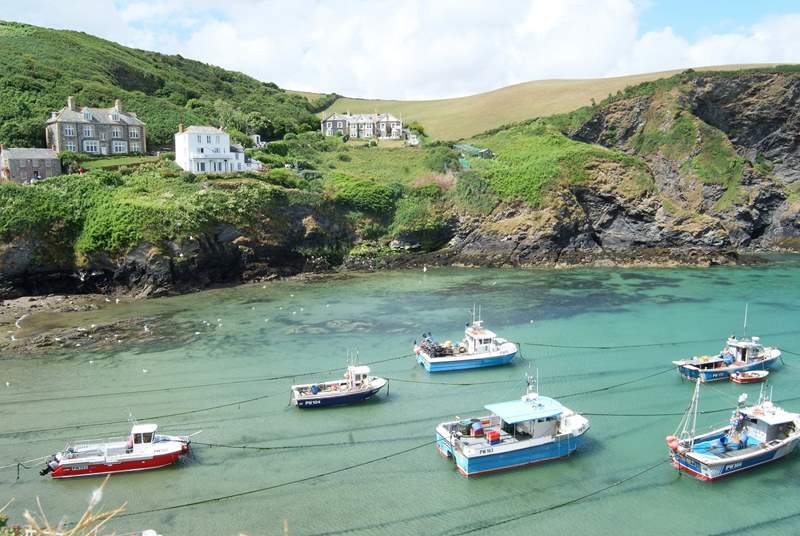 Port Isaac harbour offers endless hours of watching out for Doc Martin stars or Fisherman's Friends!