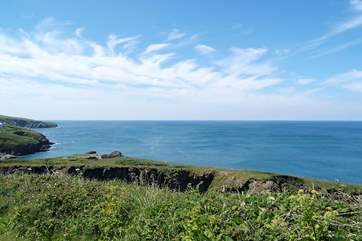 Walks out across the cliffs in this area are stunning.