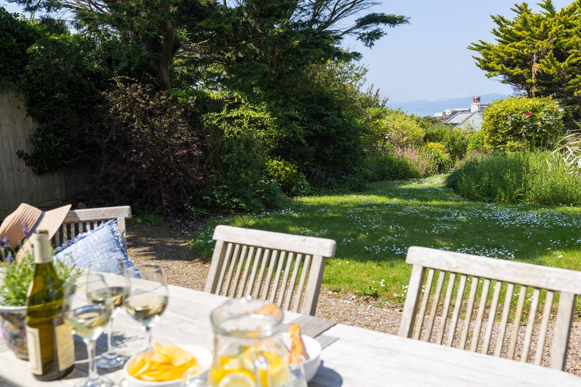 A gorgeous space to enjoy the garden.
