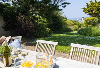 A gorgeous space to enjoy the garden.