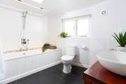 The family bathroom is located on the ground floor.
