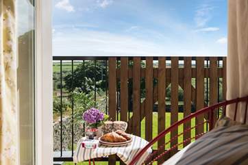 French doors from the first floor kitchen lead to steep stone steps down to the garden, this also doubles up as a lovely area to sit with or without breakfast.