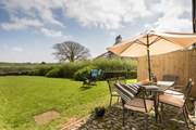 A great place to dine al fresco for guests of Gilly Barn.