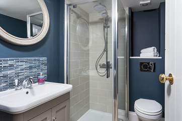 The stunning family shower-room.