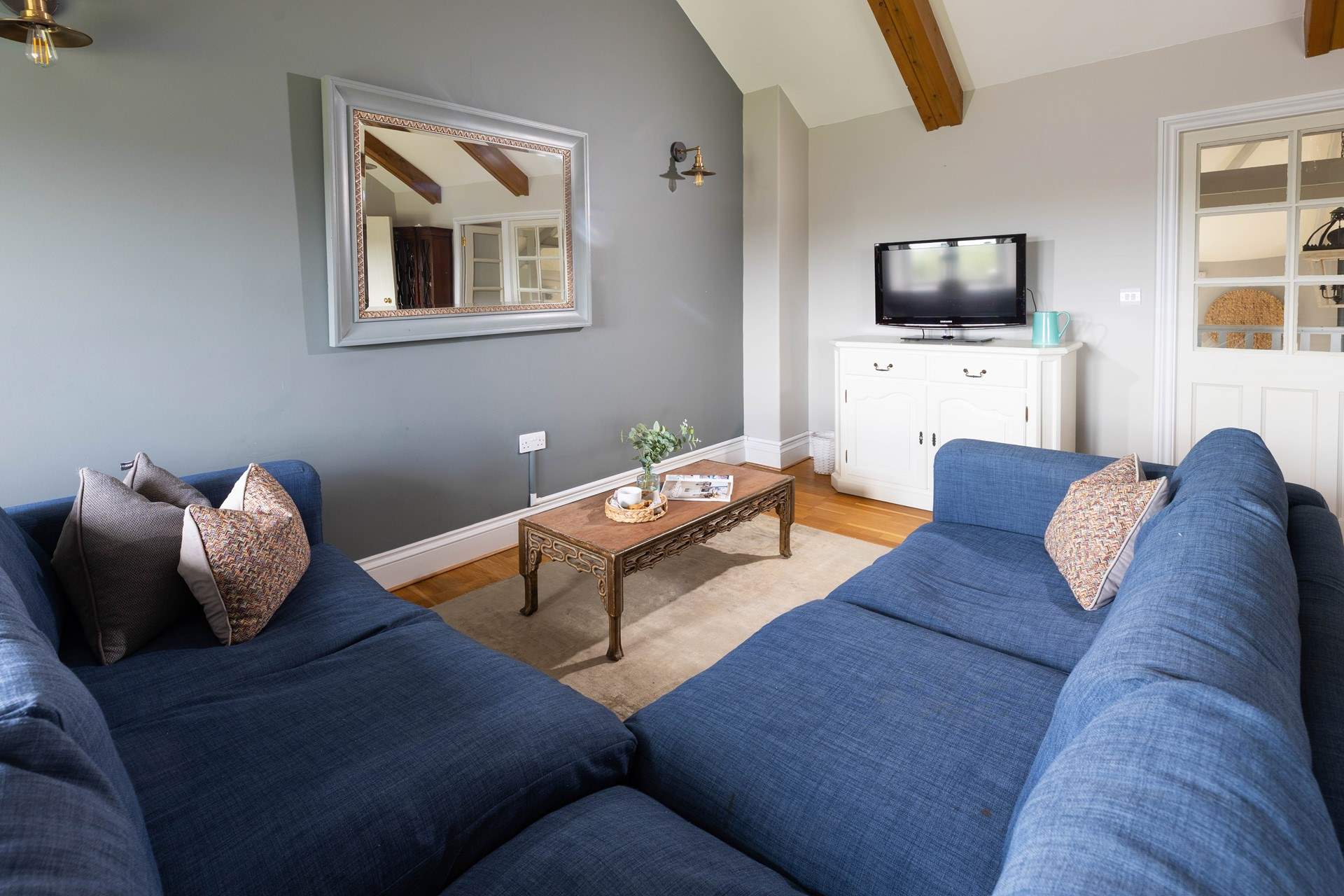 There is also a sofa here perhaps for a movie night. 