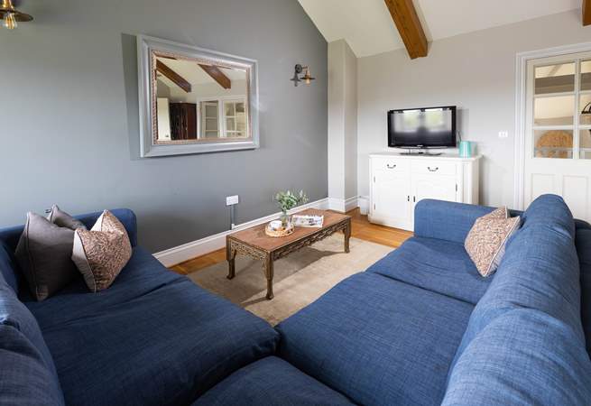 There is also a sofa here perhaps for a movie night. 