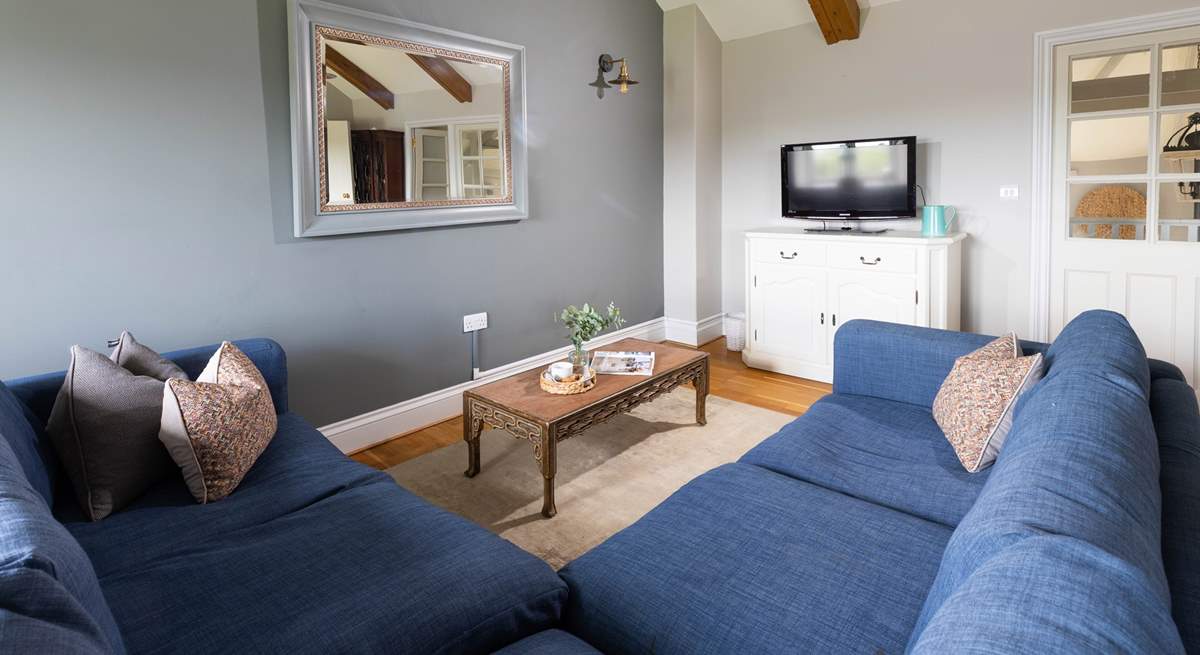 There is also a sofa here perhaps for a movie night. 