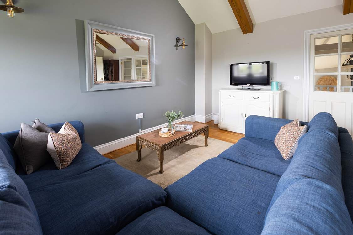 There is also a sofa here perhaps for a movie night.