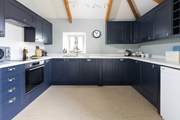 The well equipped kitchen suitable for a feast.