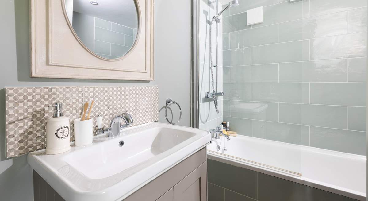 The ensuite bathroom.