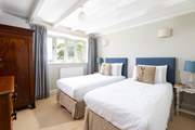 This bedroom has zip and link beds so suit families or groups of friends.
