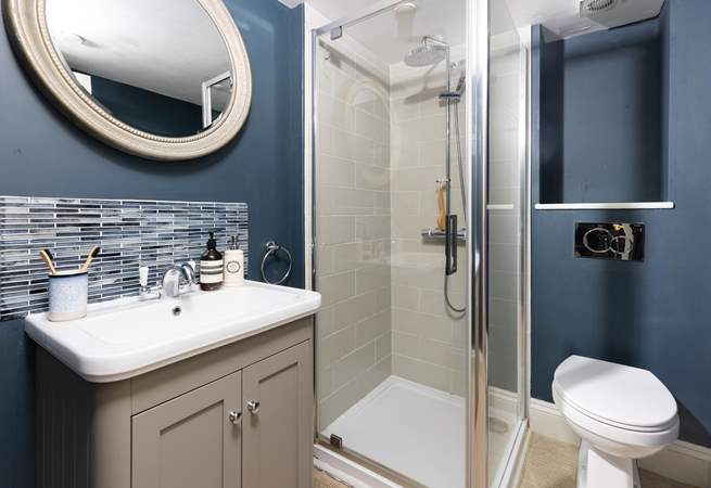 The family shower room. 