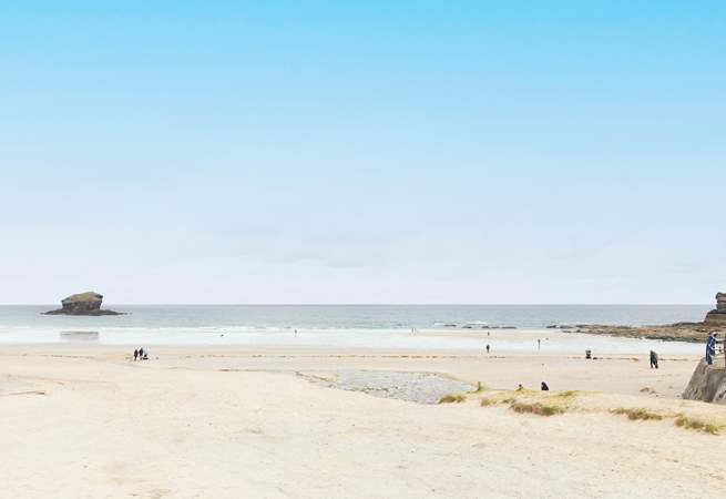 Portreath beach is stunning any time of year. 