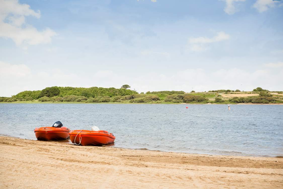 Nearby Stithians Lake where you can walk, watch the activities from the shore or get onto the water and join in!