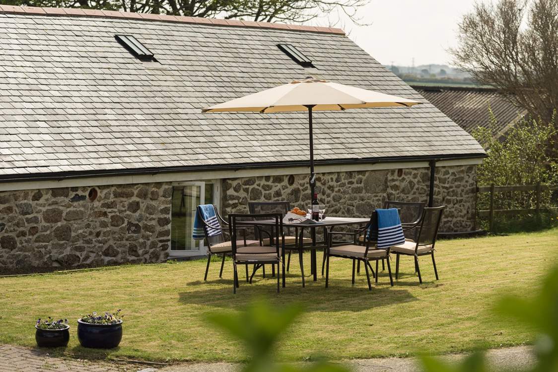 The garden to the front of the barn is for your use.